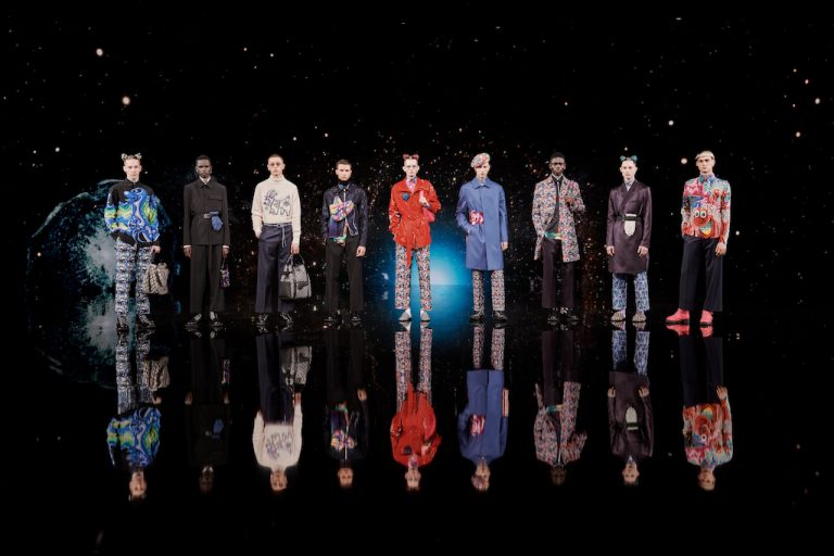 Dior Presents Men’s Fall 2021 Collection By Kim Jones Featuring US-Based Artist Kenny Scharf In Beijing