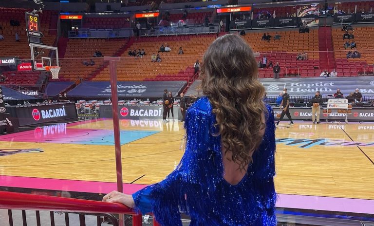 Haute Living Miami Ambassador Radmila Lolly On The “New Normal” Of Attending Miami Heat Games