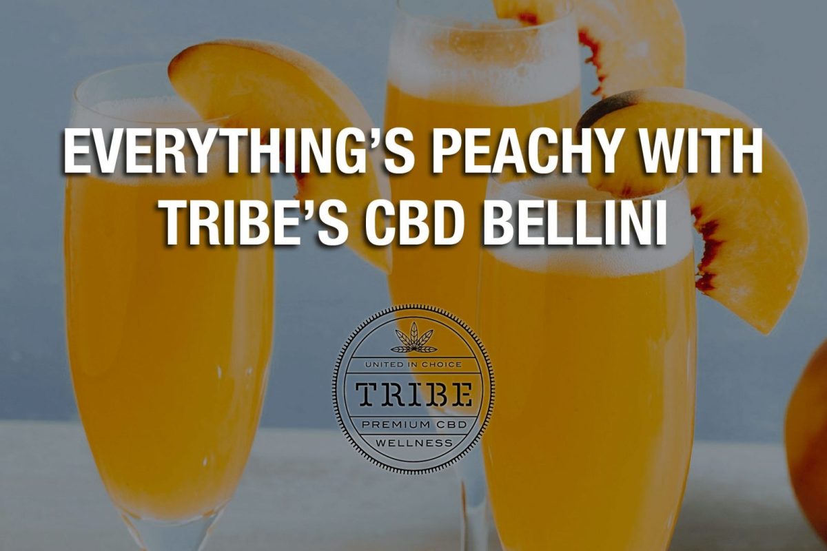 Everything’s Peachy With Tribe’s CBD Bellini