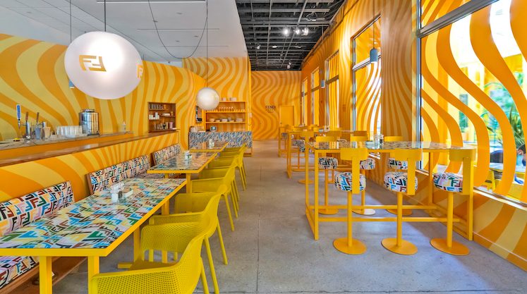 Fendi Opens FENDI CAFFE in Miami Design District