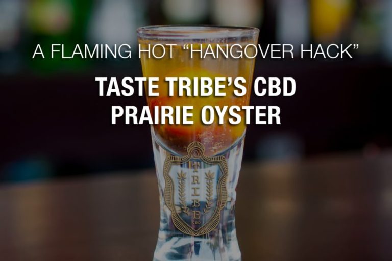 A Flaming Hot “Hangover Hack” — Taste Tribe’s CBD Prairie Oyster