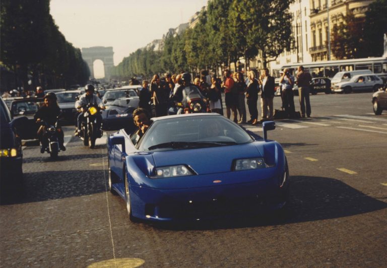 The First Super Sports Car Of The Modern Era, The Bugatti EB 110, Completes 30 Years Of History at Braman Miam...