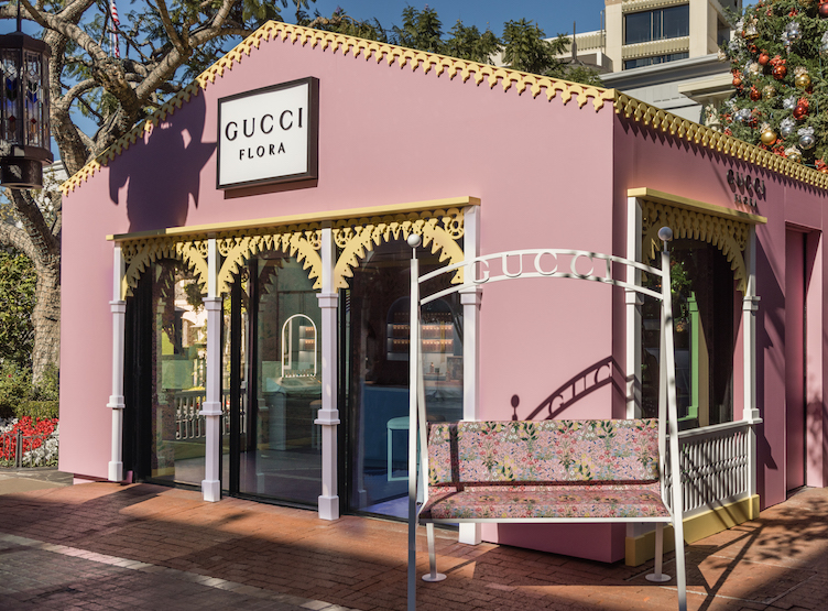 There’s A Gorgeous Gardenia Pop-Up Installation At The Grove In Celebration Of Gucci Flora