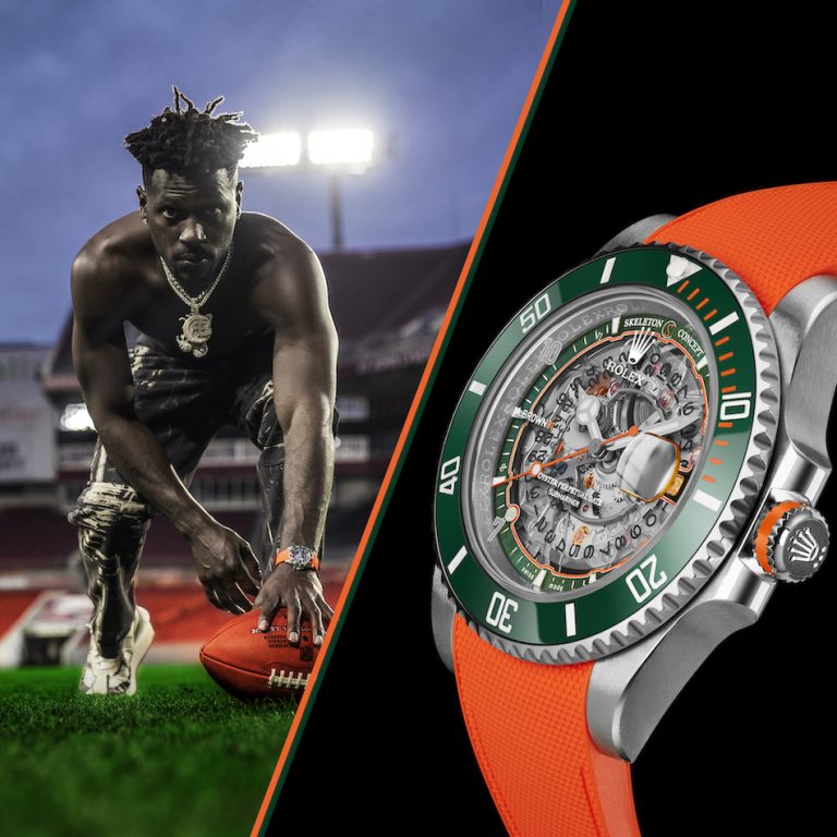 “The Antonio Brown Concept” – The New Personalized Limited Edition Timepiece From Skeleton C...