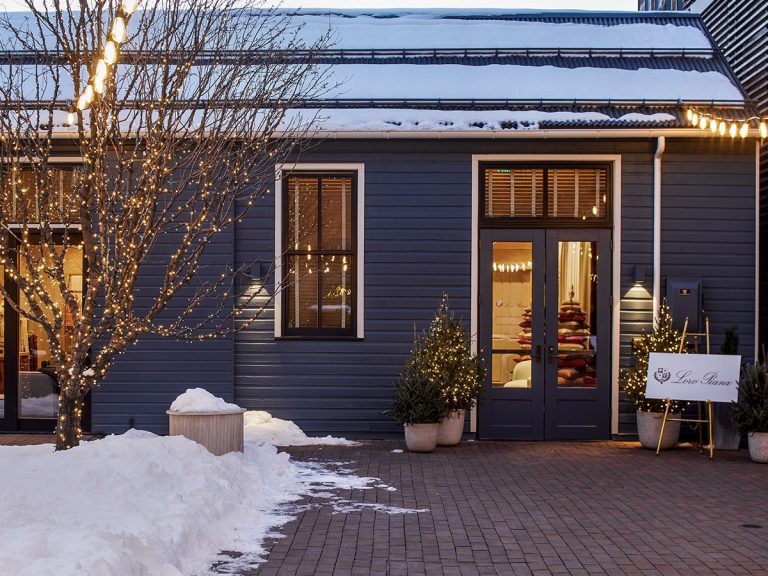 Home For The Holidays: Loro Piana Is Popping Up For The First Time Ever In Aspen