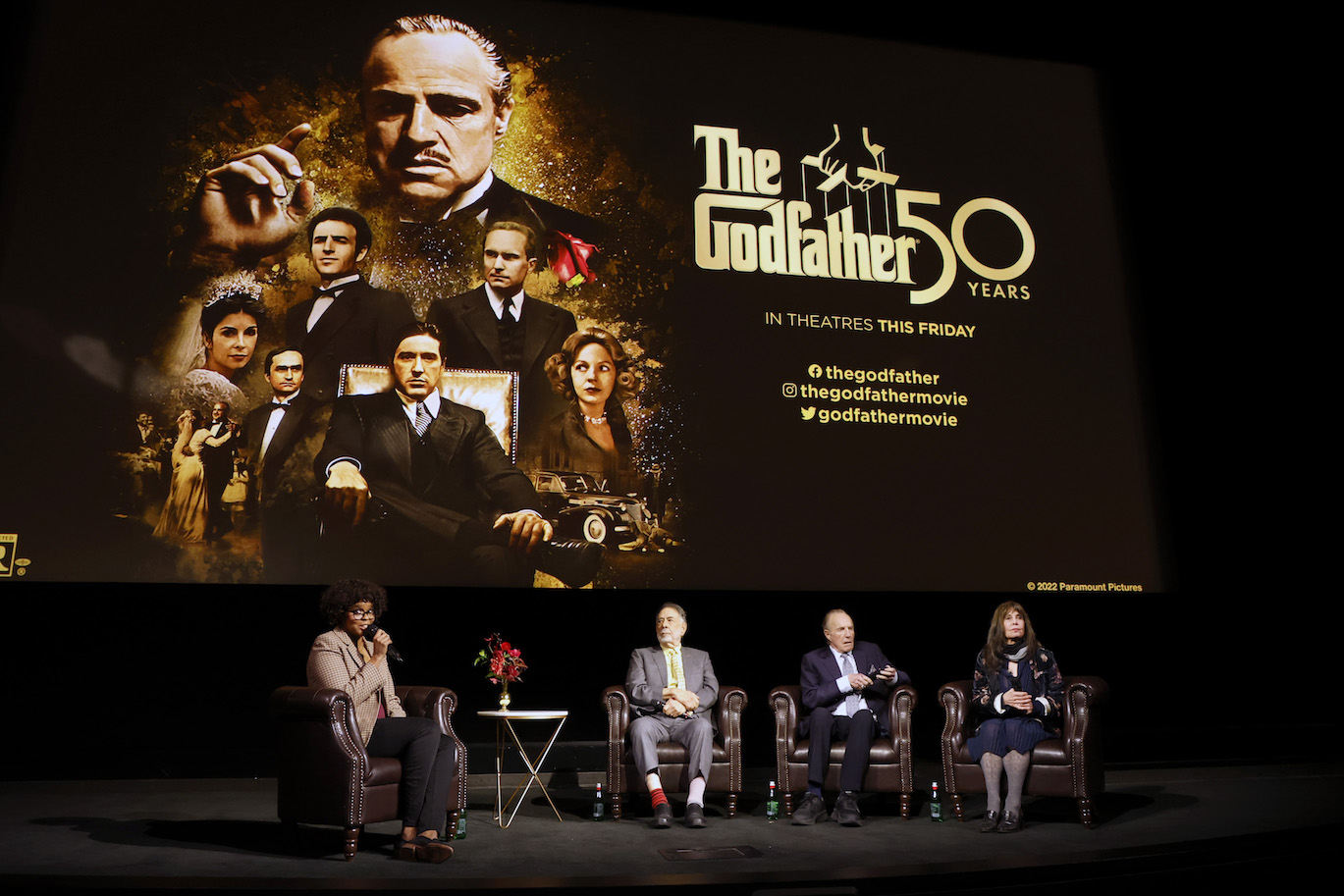 Francis Ford Coppola appears at LA event commemorating the 50th anniversary  of The Godfather
