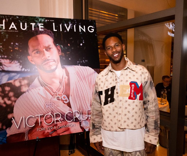 Haute Living Celebrates NFL Legend Victor Cruz With Rolls-Royce Motor Cars During Super Bowl LVI Weekend