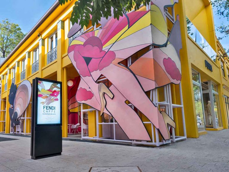 The Fendi Caffe Makes An Iconic Return To The Miami Design District