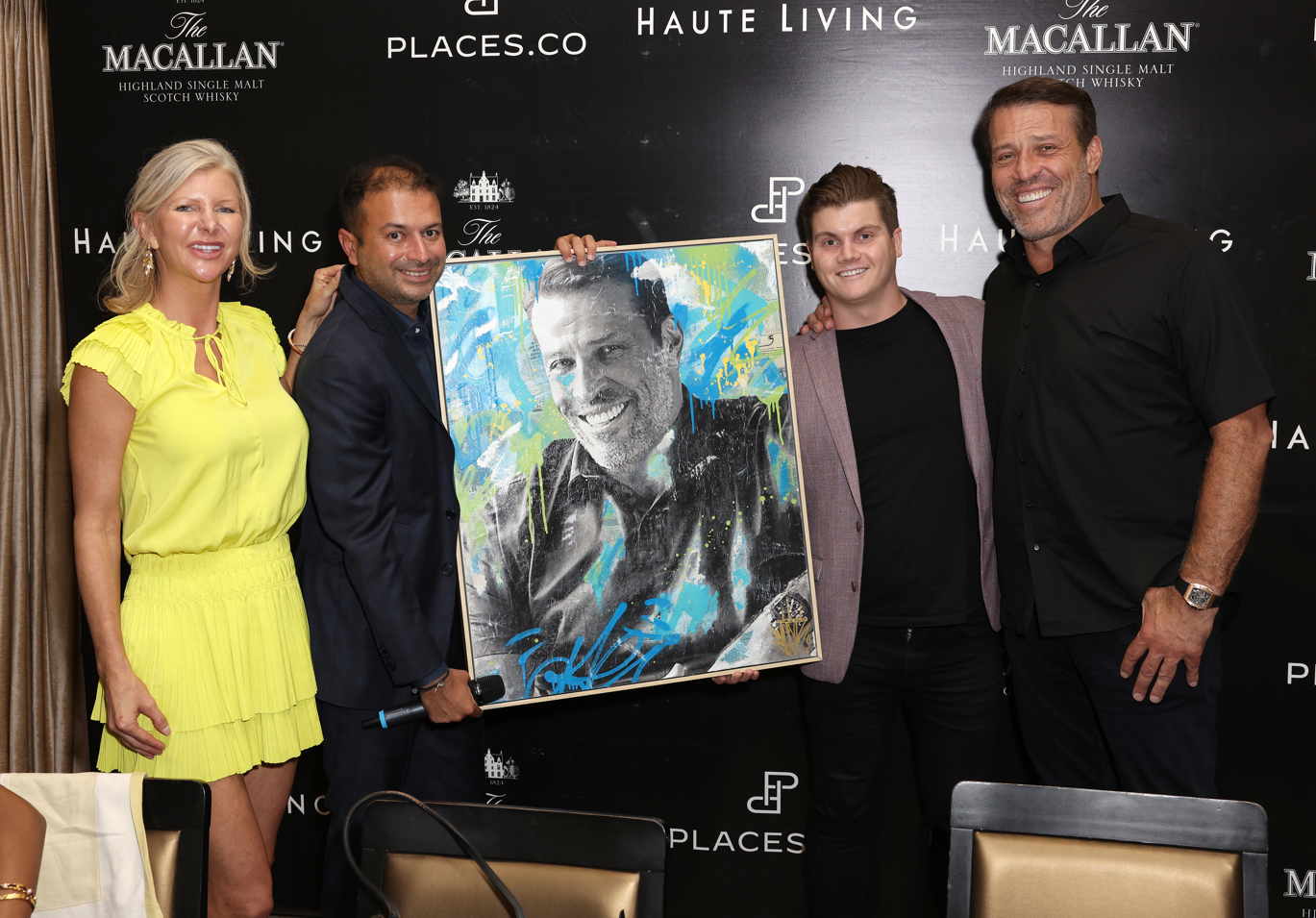 Haute Living Celebrates Tony Robbins With Places.co And The Macallan