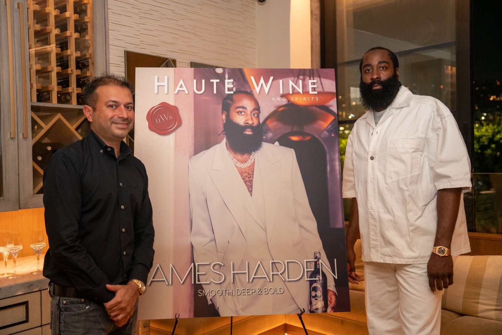 Haute Living’s Slam Dunk Of A Night For NBA All-Star James Harden’s Haute Wine And Spirits Cover