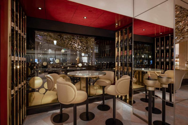 Moët & Chandon installs new vintage wall at Harrods - The Drinks Business