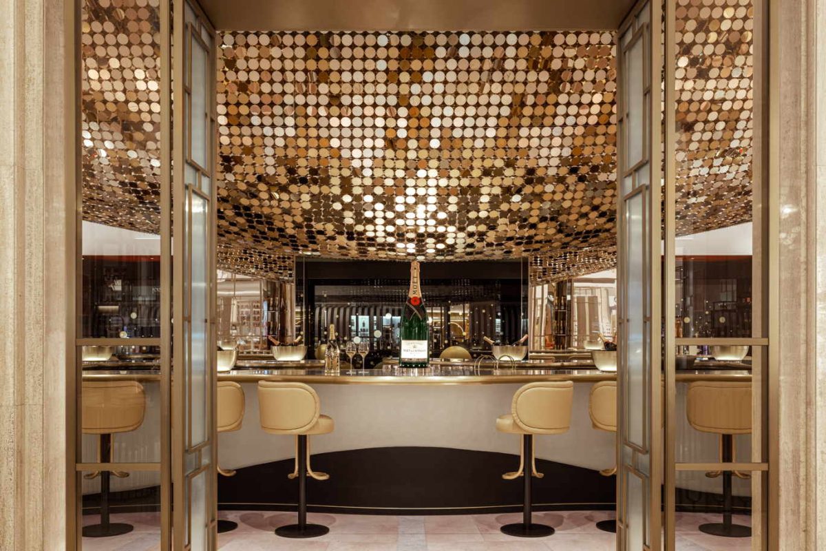 Take A Peek Inside The Sparkling New Moët & Chandon Champagne Bar At Harrods