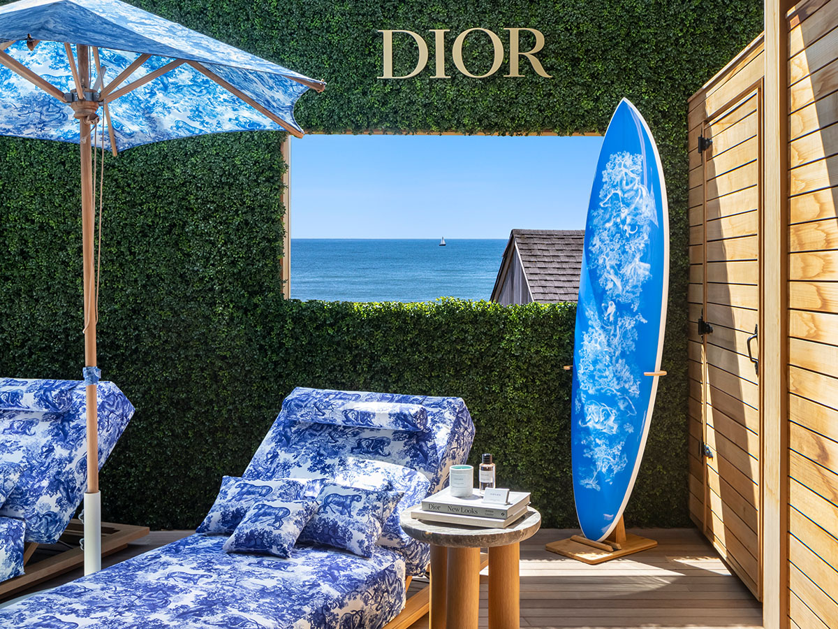 The Iconic Dioriviera Pop-Up Has Landed At Gurney's Montauk Resort & Seawater Spa
