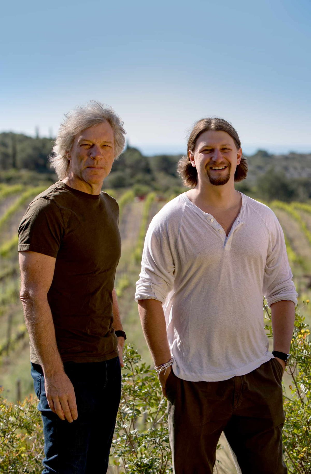 Bon Jovi And Son Jesse Are Sitting Pretty On A Bed Of Rosés With Their Haute Wine Label, Hampton Water