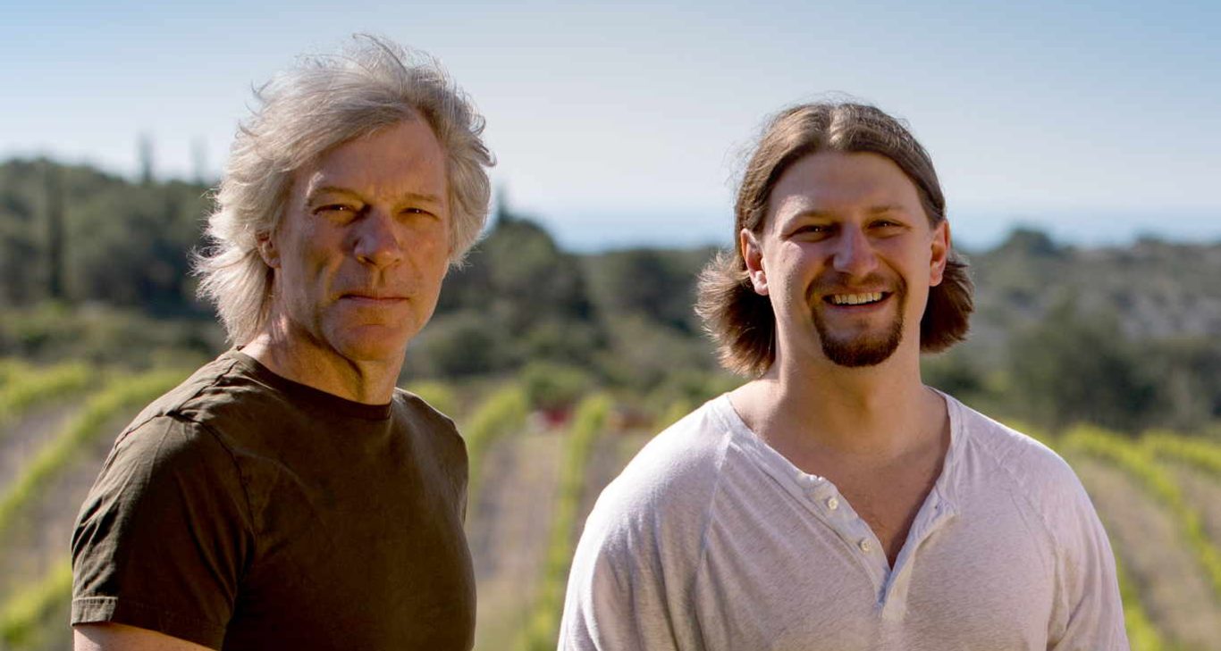 Bon Jovi And Son Jesse Are Sitting Pretty On A Bed Of Rosés With Their Haute Wine Label, Hampton Water