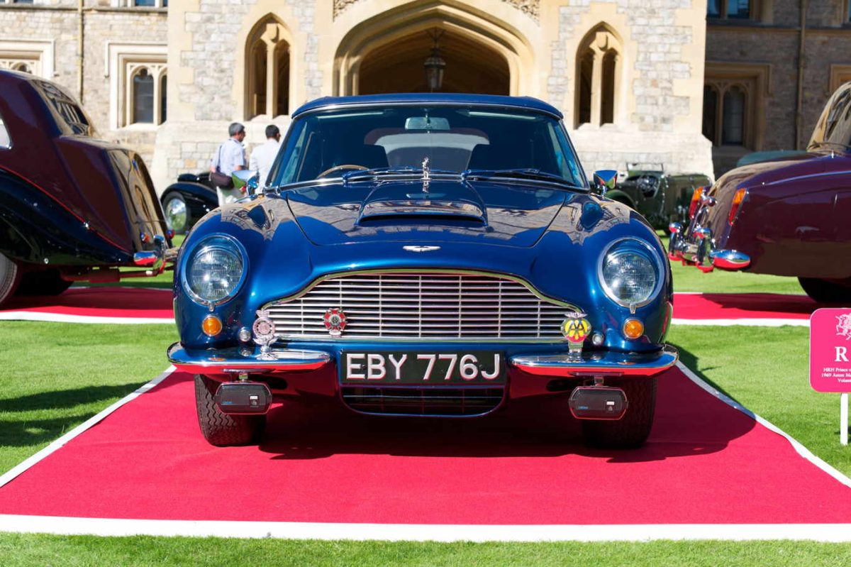 The Prince Of Wales’ Aston Martin DB6 Volante Will Go On Display At The 2022 London Concours D’Ele...