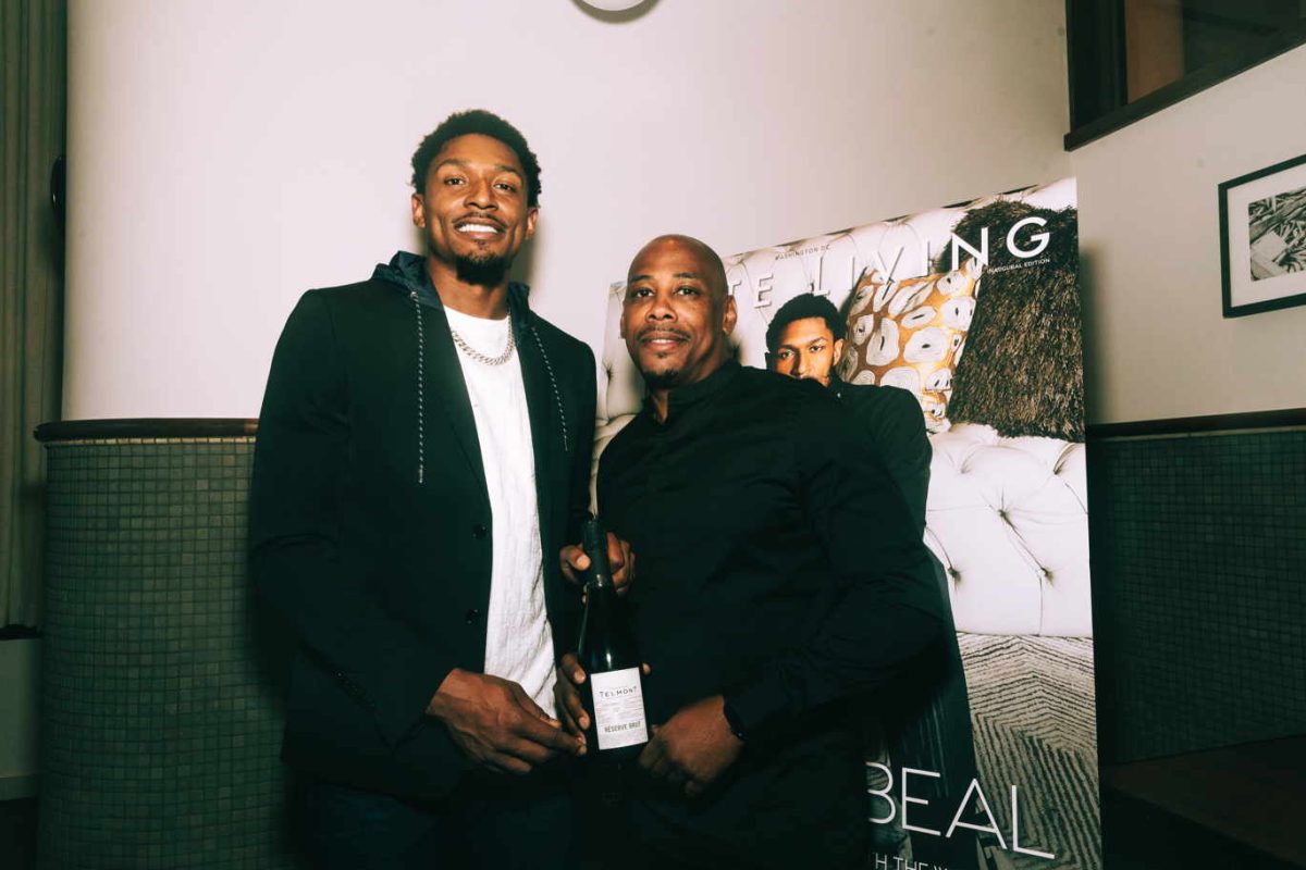 Haute Living Toasts Inaugural Washington DC Cover Star Bradley Beal With Telmont Champagne At The Thompson DC