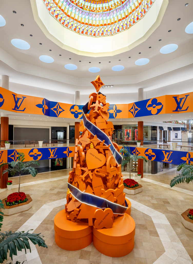 Check out the Louis Vuitton Christmas Tree At South Coast Plaza