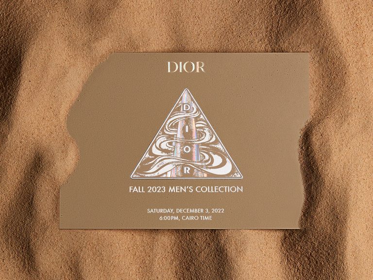 Watch The Dior Men Fall 2023 Runway Show Live From Egypt