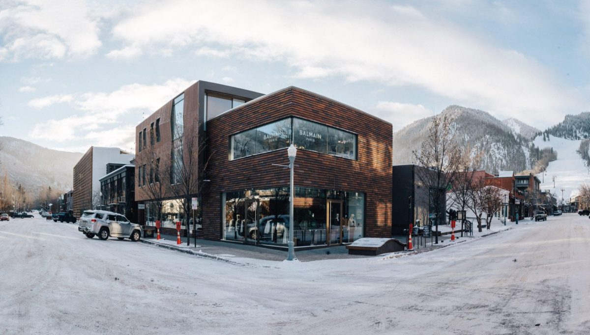 Balmain Touches Down In Aspen For The Holidays With An Immersive Pop-Up Experience