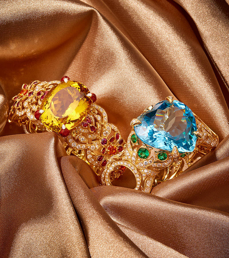 Royal Jewels: Haute Living's Exclusive Editorial Featuring Gucci's Hortus Deliciarum Collection 