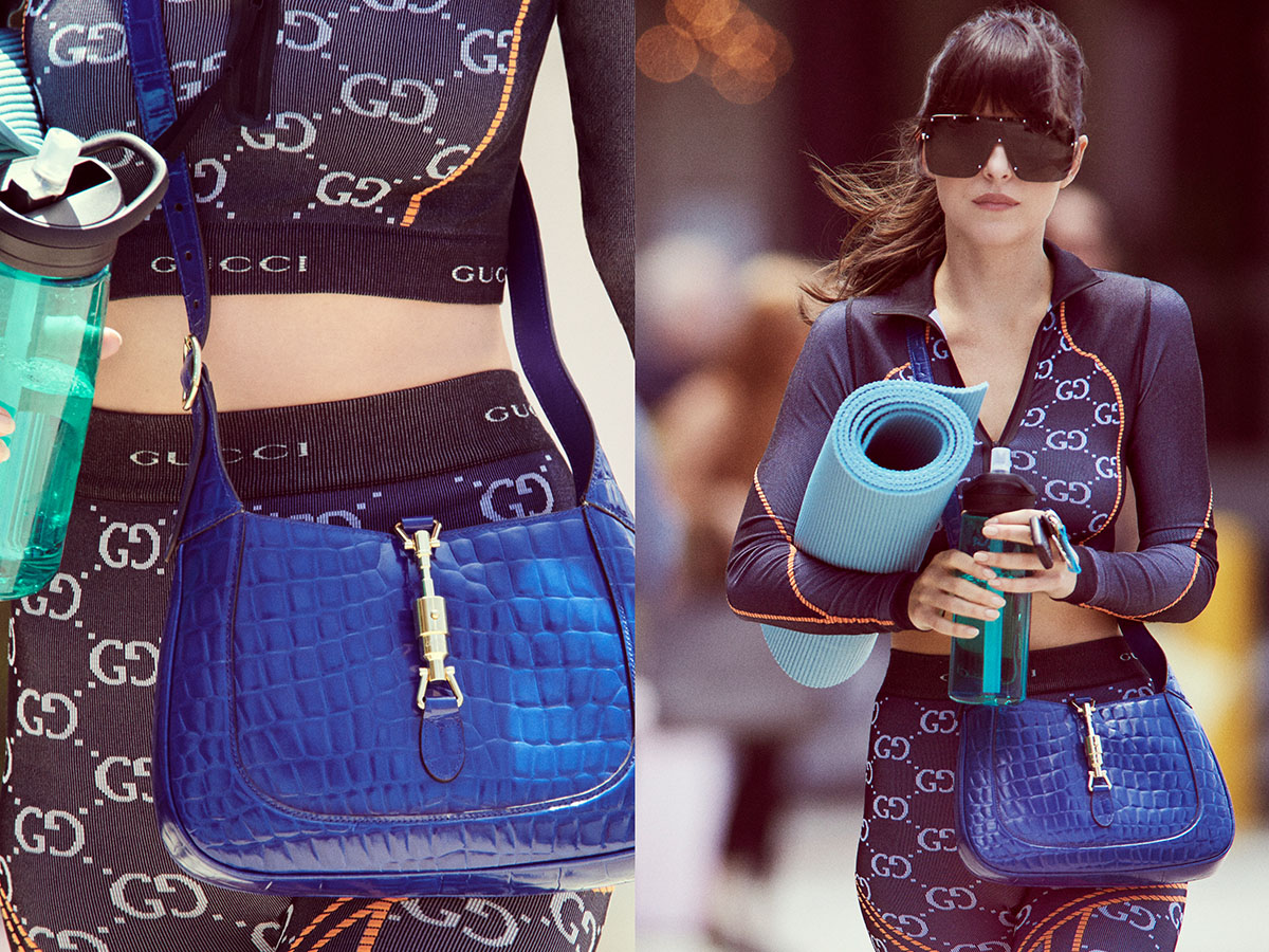 Dakota Johnson Debuts The New Jackie Handbag In Gucci’s Latest Campaign