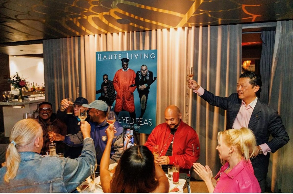 Haute Living Celebrates 6-Time Grammy Award Winners, Black Eyed Peas, At Katsuya Hollywood