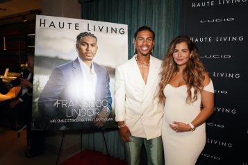Haute Living Celebrates Cover Star Francisco Lindor Together With Lucid Motors At Zucca Miami