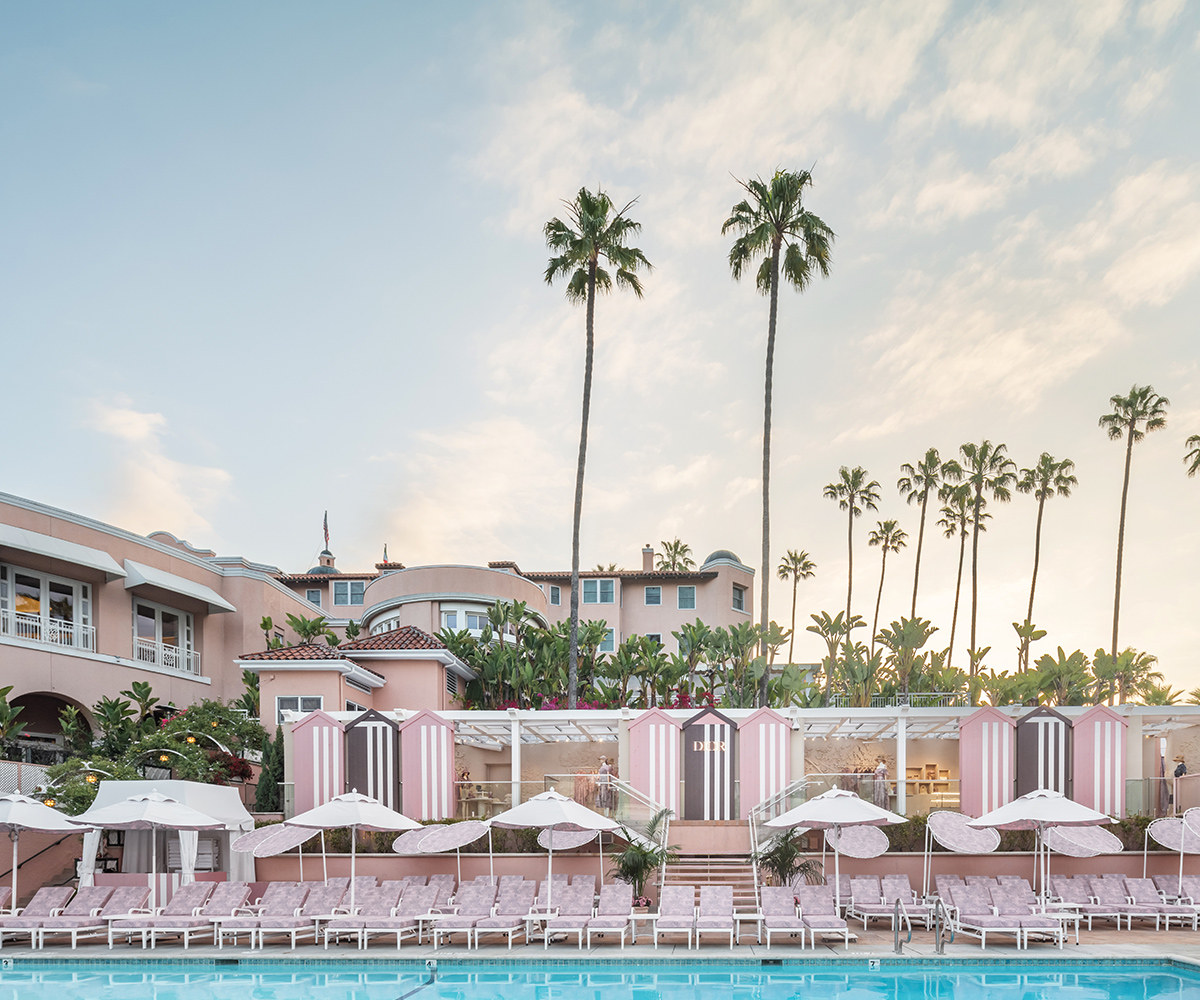 The Dioriviera Capsule Makes Its First Pop-Up Appearance At The Beverly Hills Hotel This Summer