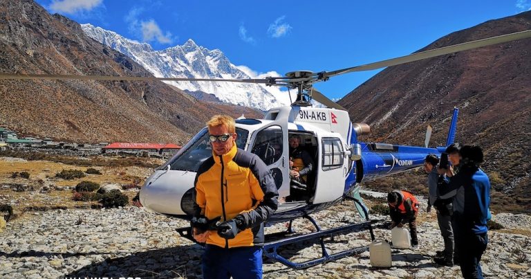 Conquering Everest Base Camp By Helicopter