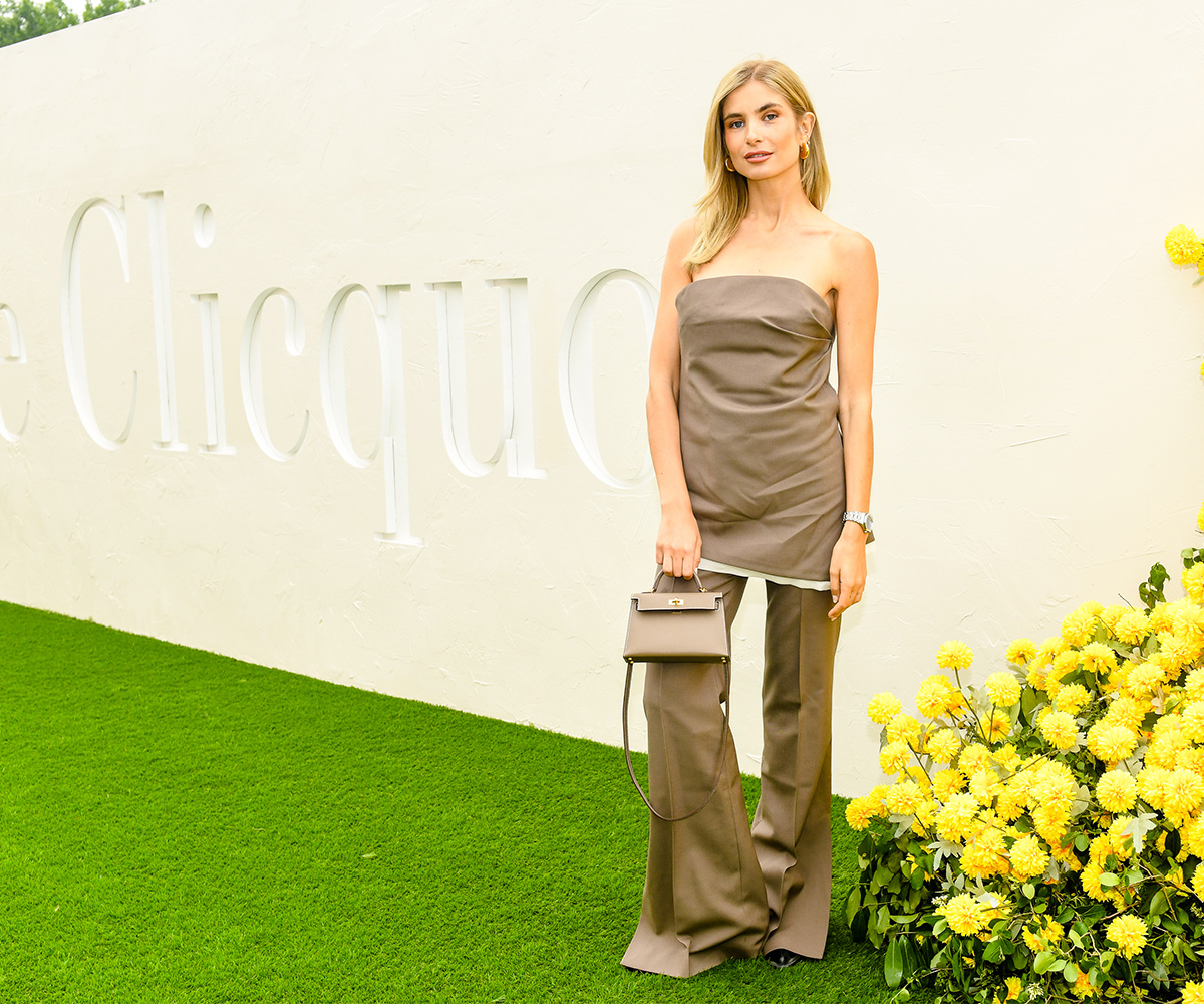 Emma Stone Wears Louis Vuitton at 2023 Veuve Clicquot Polo Classic