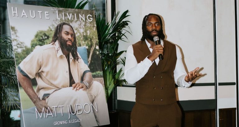 Haute Living Celebrates Boston Cover Star Matt Judon At Rochambeau Boston