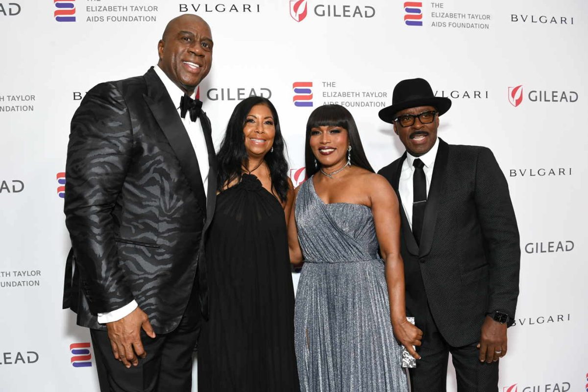 Magic & Cookie Johnson Are Honored By The Elizabeth Taylor AIDS Foundation