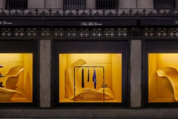 Burberry's Winter Collection By Daniel Lee Is Now On Display In The Iconic Windows Of Saks Fifth Avenue's New York Flagship