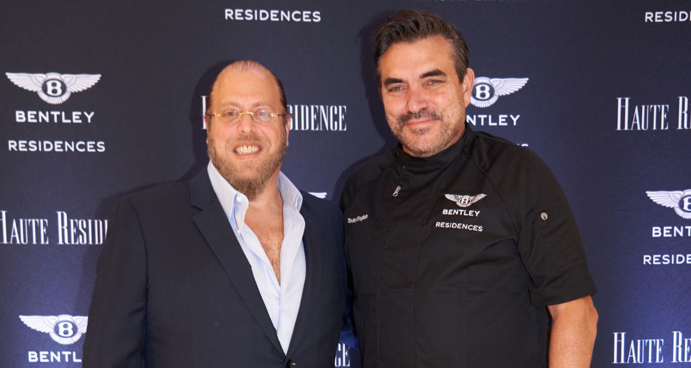 Haute Residence Celebrates Cover Stars Gil Dezer And Todd English At Bentley Residences Miami