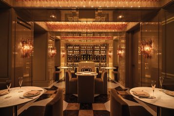 RH Unveils Its First Champagne & Caviar Bar At RH Guesthouse New York