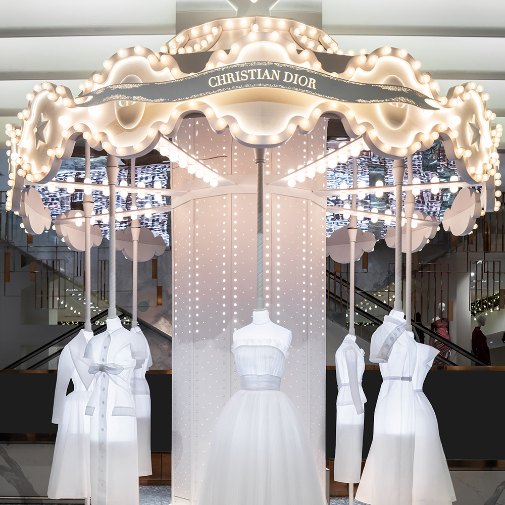 Saks Fifth Avenue's Iconic Holiday Windows Are Officially Here: Introducing The Dior Carousel of Dreams at Saks