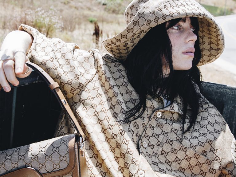 Gucci & Billie Eilish Collaborate To Unveil The First Vegan Horsebit Bag