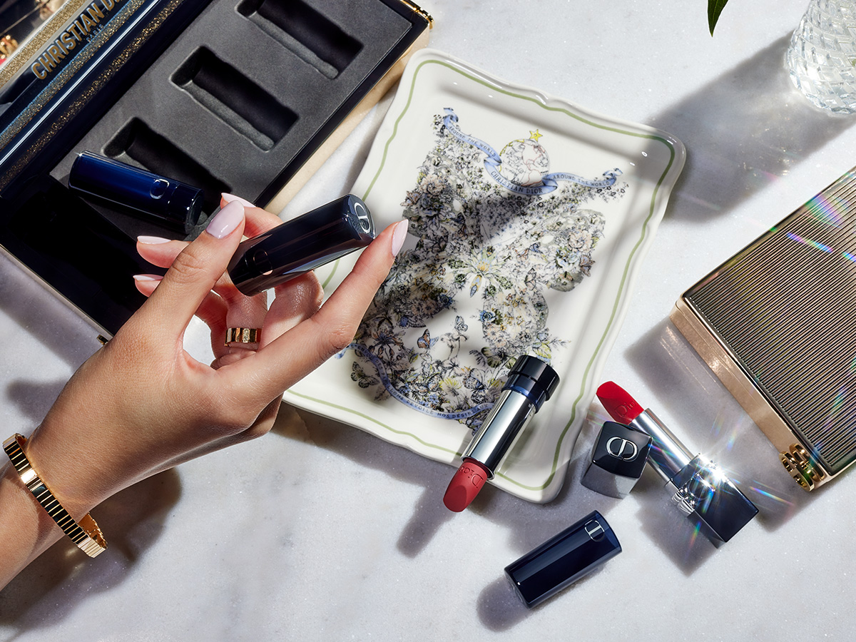 Deck The Halls With Dior Beauty: Haute Living's Exclusive Editorial Featuring Dior Beauty's Bespoke Offerings At Saks