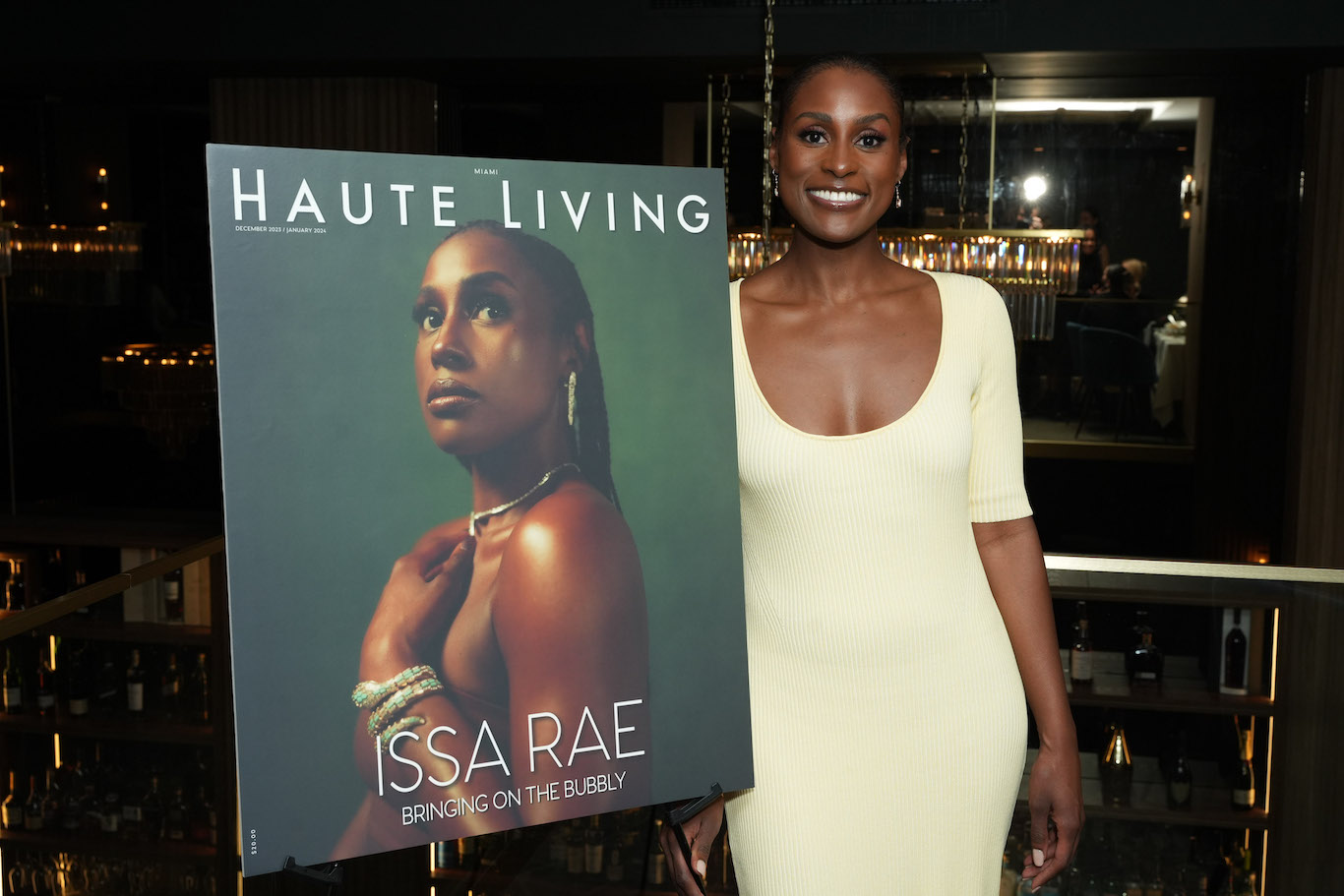 Haute Living Celebrates Cover Star Issa Rae with The Macallan at RDEN Bar & Restaurant