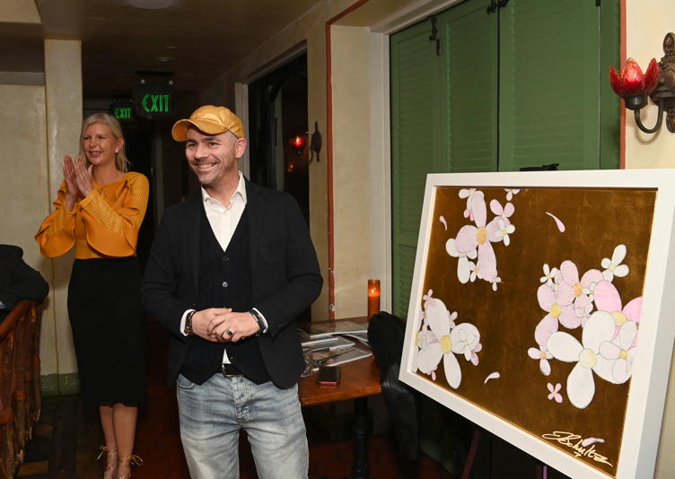 Haute Living Celebrates Hannah Waddingham On Emmy's Eve With Johnathan Schultz And Haute Jets At The Hideaway In Beverly Hills
