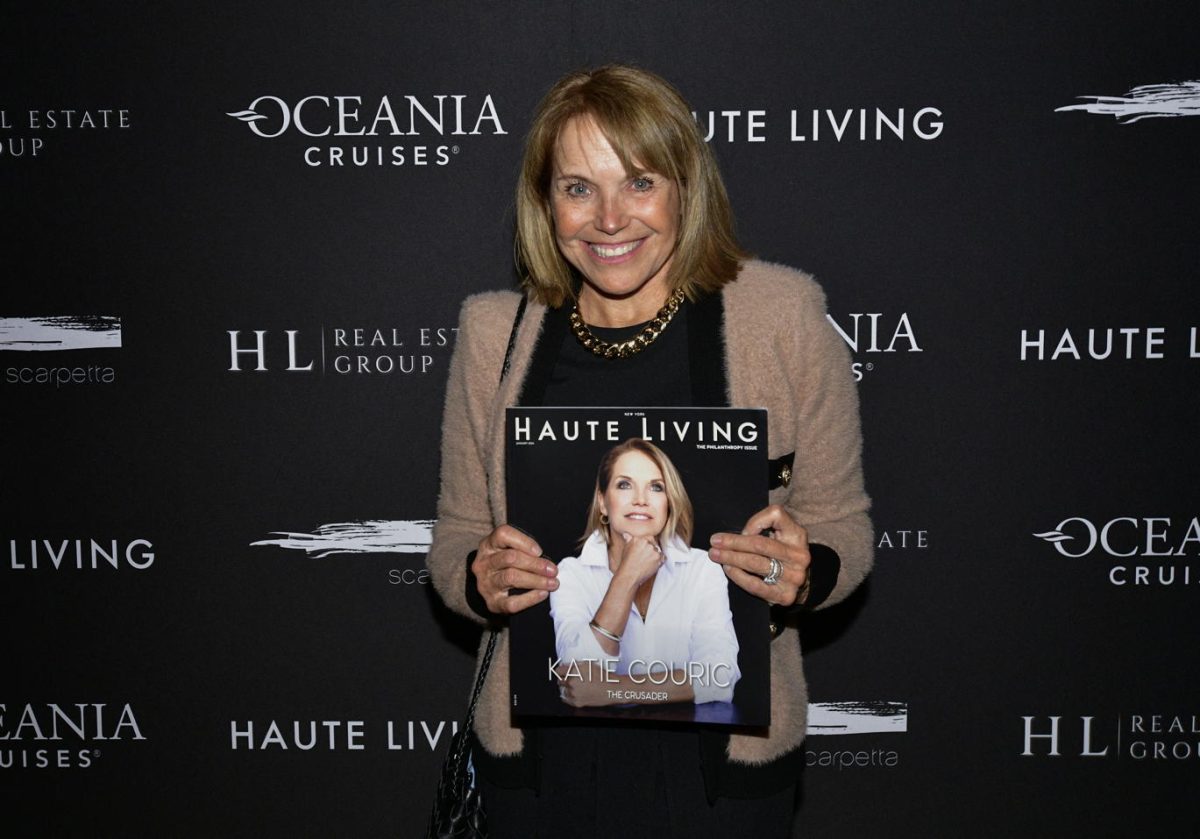 Haute Living Celebrates Philanthropic Cover Star Katie Couric With Oceania Cruises At Scarpetta