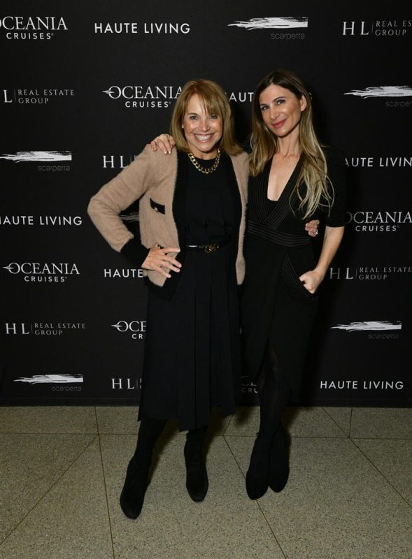 Haute Living Celebrates Katie Couric With Oceania Cruises And Whispering Angel At Scarpetta