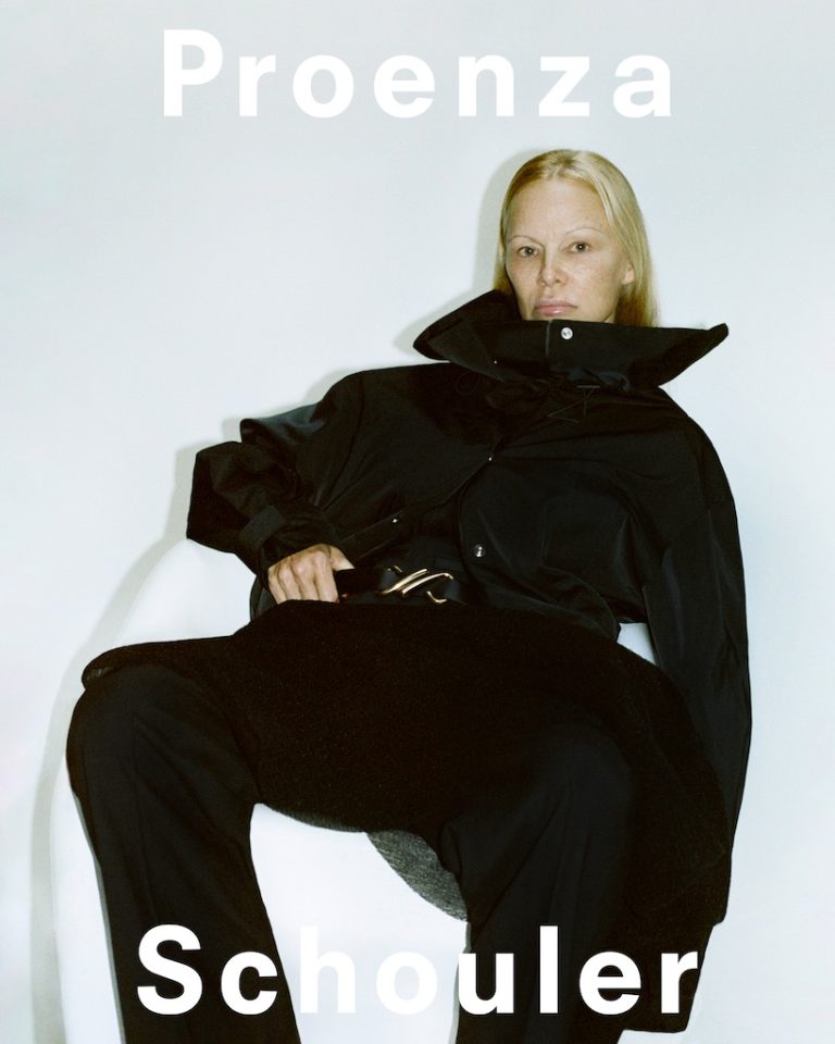 Pamela Anderson Goes Makeup Free In Proenza Schouler’s Spring 2024 Campaign