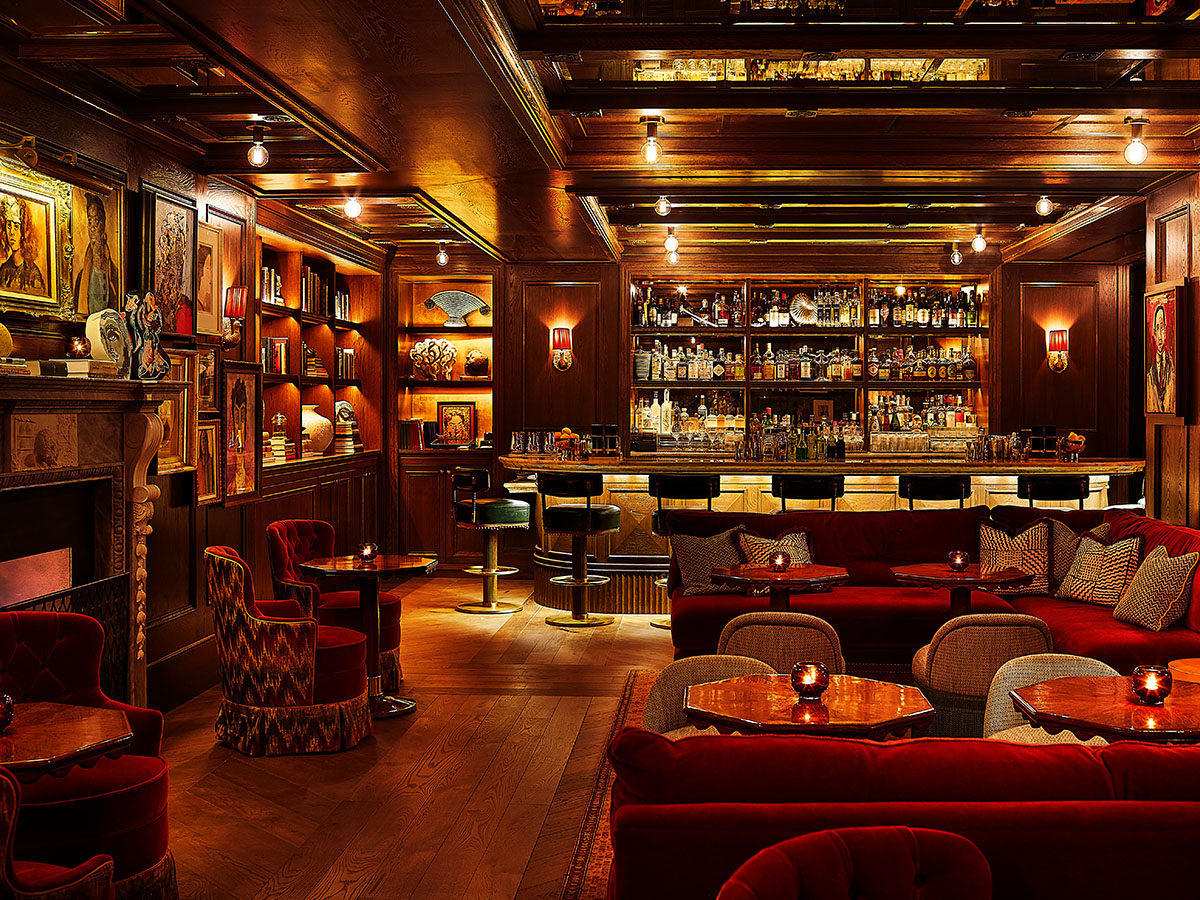 The Portrait Bar Is The Fifth Avenue Hotel's Cozy New Cocktail Spot
