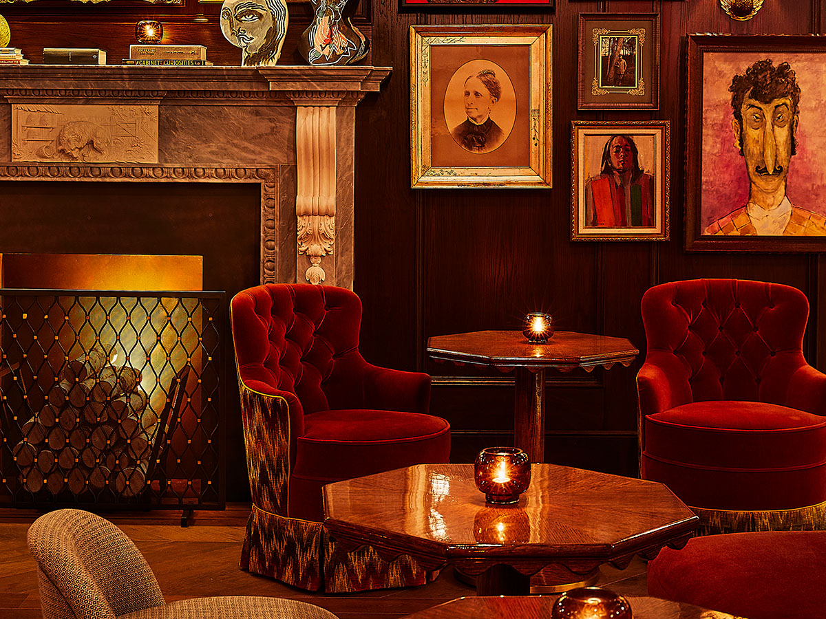 The Portrait Bar Is The Fifth Avenue Hotel's Cozy New Cocktail Spot