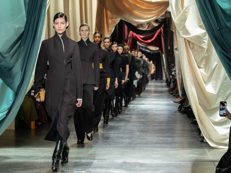 Fendi’s Fall/Winter 2024 Collection Is A Sartorial Homage To 1984’s Eclectic Elegance