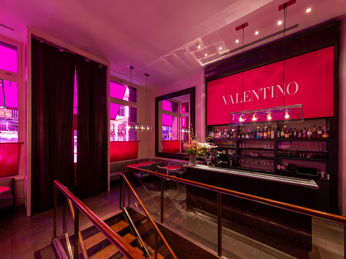Valentino Unveils Exclusive Pop-Up Café at Sartiano's At The Mercer Hotel In SoHo