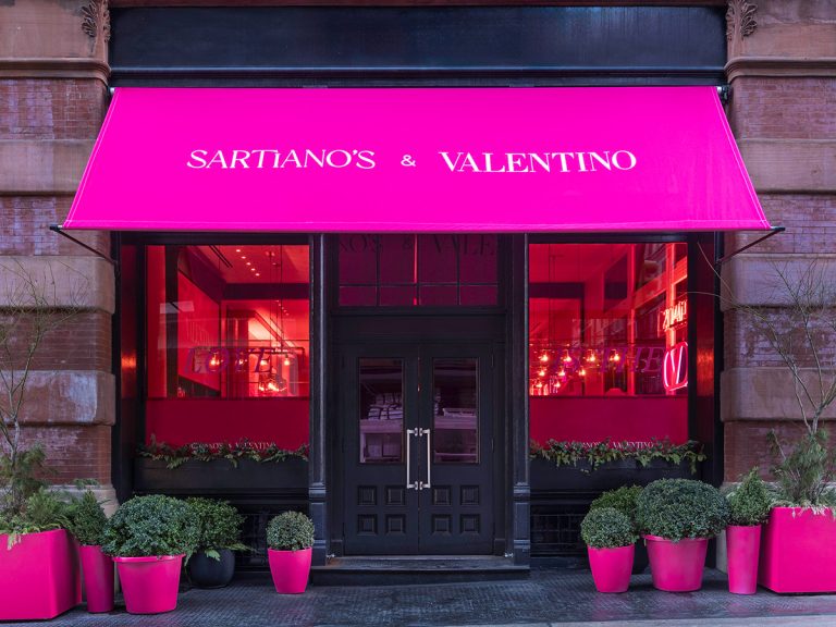Valentino Unveils Exclusive Pop-Up Café at Sartiano’s During NYFW