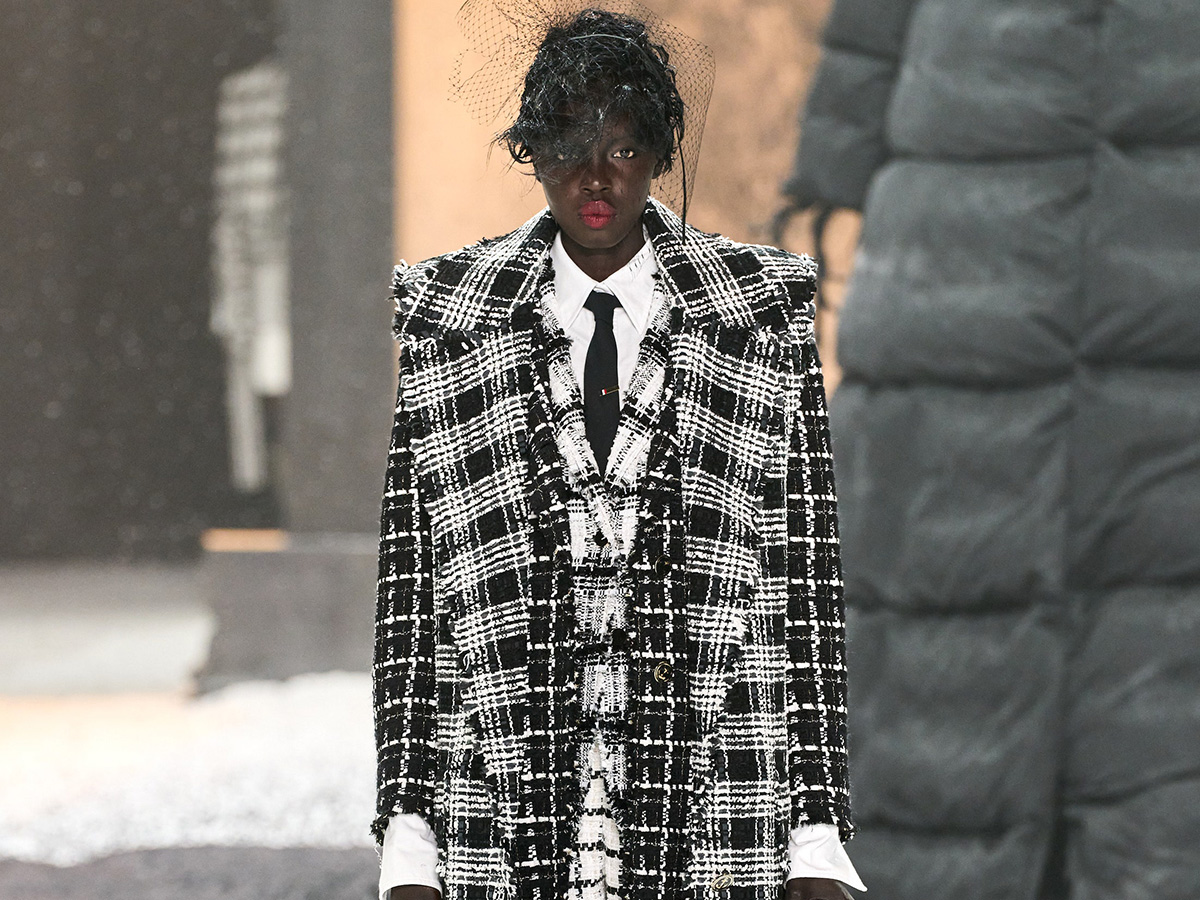 Thom Browne Closes Out New York Fashion Week In The Best Way Possible — Exquisite Tailoring In A Dramatic Show